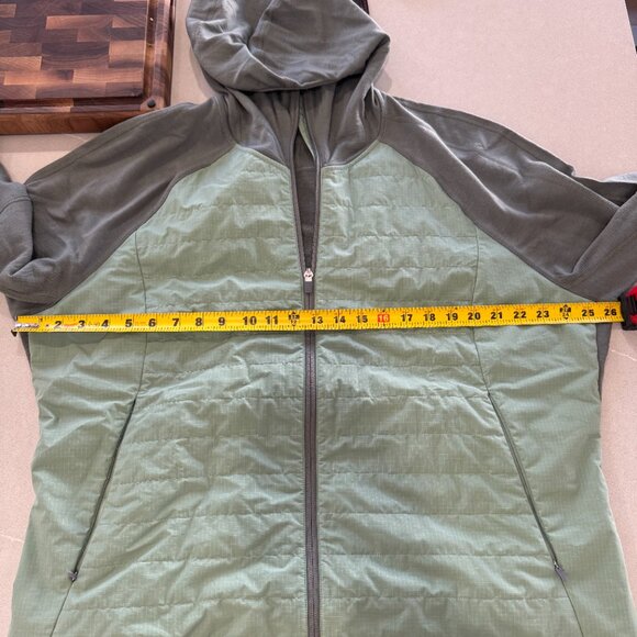 Brand new! Icebreaker Men's Merino Blend Quantum Hybrid Long Sleeve Zip Hoodie - Picture 4 of 4